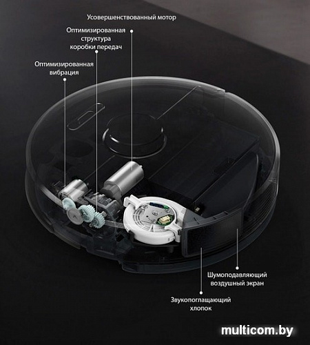 Робот для уборки пола Roborock S6 (черный)