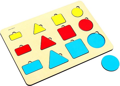 Сортер Лесная мастерская Вкладыш Геометрические фигуры 9145023