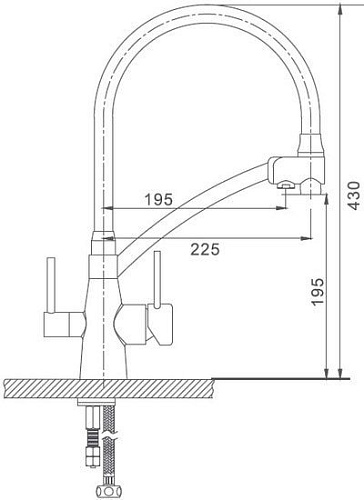 Смеситель Gappo G4398-19