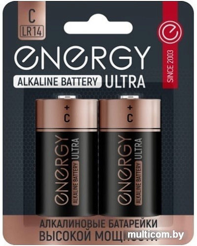 Батарейка Energy Ultra LR14/2B (С) 104982