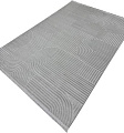 Ковер для жилой комнаты Radjab Carpet Моника Прямоугольник MC 402A 12574RK (0.8x1.5, L.Grey)