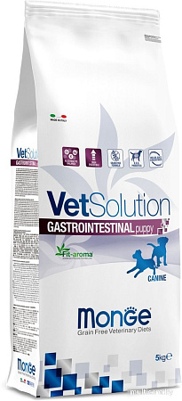 Сухой корм для собак Monge Vet Solution Gastrointestinal При заболеваниях жкт 5 кг