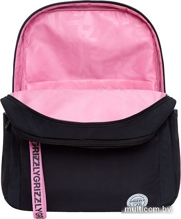 Городской рюкзак Grizzly RXL-325-2 (черный/розовый)