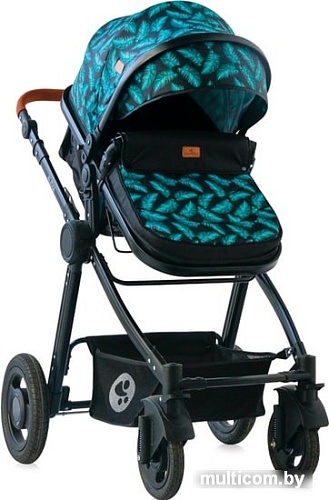 Универсальная коляска Lorelli Alexa 2020 (2 в 1, black leaves)