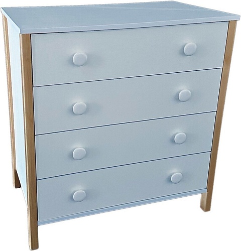 Детский комод Антел Solnyshko ЛДСП 800/4 (белый/бук)