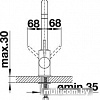 Смеситель Blanco Mili 525132 (темная скала)