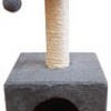 Комплекс Cat House На ножках 1.05 (сизаль серый)