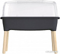Prosperplast Planter Wood High Set на ножках ISEW780H-S433 (антрацит)