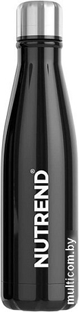 Бутылка для воды Nutrend Stainless Steel Bottle 2021 750мл (черный)