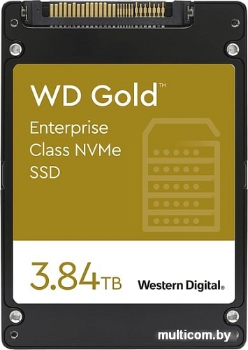 SSD WD Gold 3.84TB WDS384T1D0D