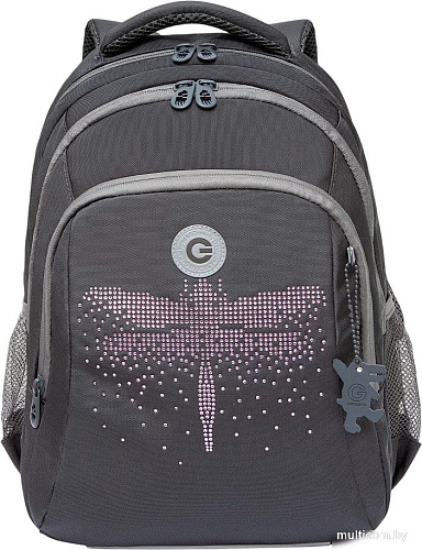 Школьный рюкзак Grizzly RG-461-1 (темно-серый)