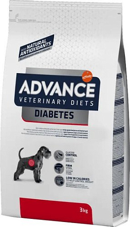 Сухой корм для собак Advance VetDiet Diabetes Colitis 3 кг