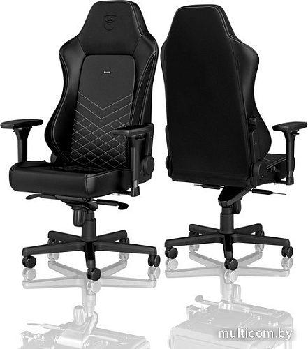 Кресло Noblechairs Hero PU (черный/белый)