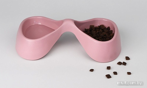 Двойная миска United Pets Bicio GU0121RO20 (розовый)