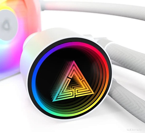 Система жидкостного охлаждения для процессора Montech LightFlow ARGB 360 (белый)