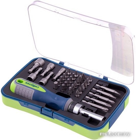 Отвертка с набором СибрТех 13337 (35 предметов)