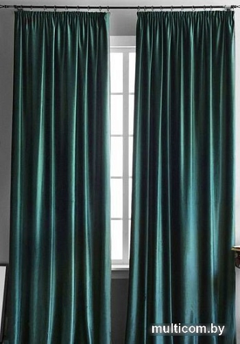 Комплект штор Pasionaria Бархат 290x270 (бирюзовый)
