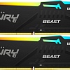 Оперативная память Kingston FURY Beast RGB 2x32ГБ DDR5 6000 МГц KF560C36BBE2AK2-64