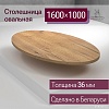 Столешница Millwood овальная 1600х1000х36 51783_z_4 (дуб золотой Craft)