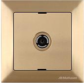 Розетка телевизионная Mutlusan Daria 2120 170 0180 (золото)