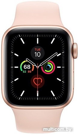 Умные часы Apple Watch Series 5 40 мм (алюминий золотистый/розовый песок)