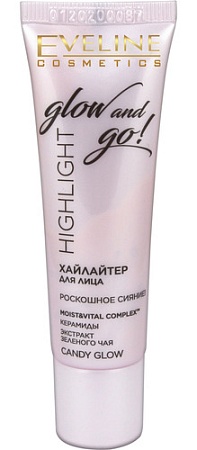 Хайлайтер жидкий Eveline Cosmetics Glow and Go! (candy glow) 20 мл