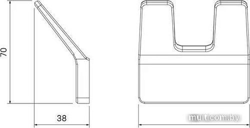 Крючок для ванны IDDIS Slide SLISC20i41