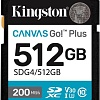Карта памяти Kingston Canvas Go! Plus SDXC 512GB SDG4/512GB