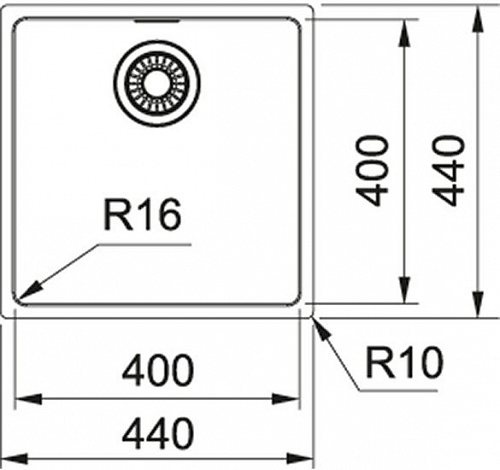 Кухонная мойка Franke Maris MRX 110-40 122.0543.995