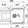 Кухонная мойка Franke Urban UBG 611-86 (бежевый)