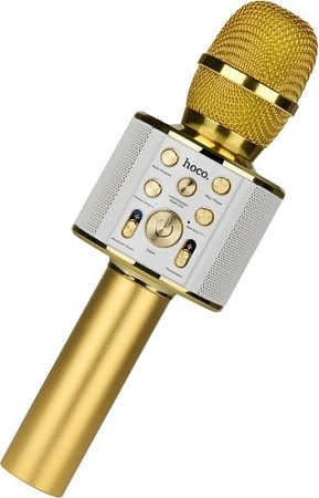 Микрофон Hoco BK3 (золотистый)