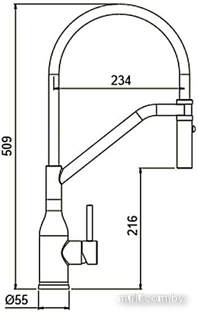 Смеситель Gappo G4098-16