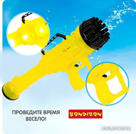 Пистолет для создания мыльных пузырей Bondibon Мыльная пушка ВВ5422