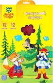 Набор цветного картона Мульти-пульти Бархатный. Енот в волшебном мире КБ12А4_38721 (12 цв)
