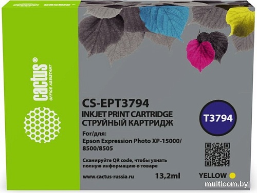 Картридж CACTUS CS-EPT3794 (аналог Epson EPT3794)