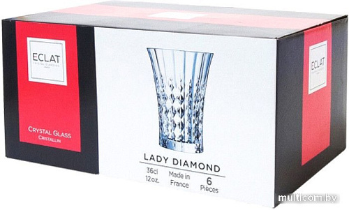 Набор стаканов для воды и напитков Eclat Lady Diamond L9746