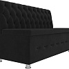 Диван Mebelico Вента (велюр, черный)
