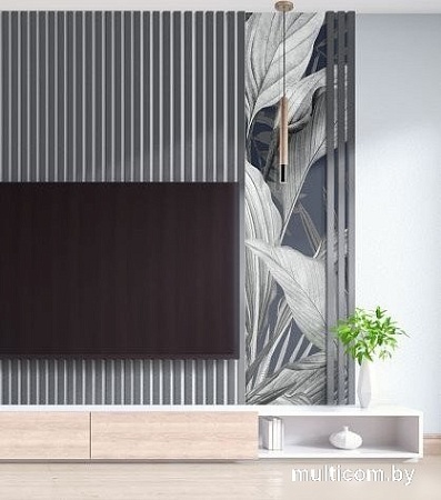 Интерьерная рейка Albico 2800x40x22 (графит)