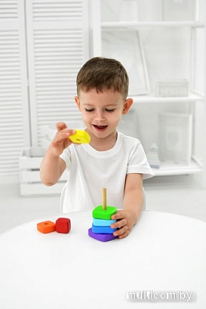 Пирамидка Mega Toys Квадрат 60206