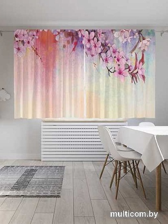 Комплект штор JoyArty Дыхание весны 1.45x1.8 м pox_21154_145x180 (2 шт)