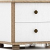 Тумба КМК Мебель 2Я Сальма 0990.15 (белый/дуб полярный/лофт сильвер пэлас)