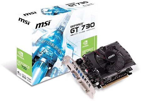 Видеокарта MSI GeForce GT 730 4GB DDR3 (N730-4GD3)