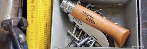 Складной нож Opinel N°9 углеродистая сталь (бук)