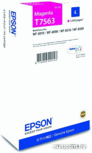 Картридж Epson C13T756340