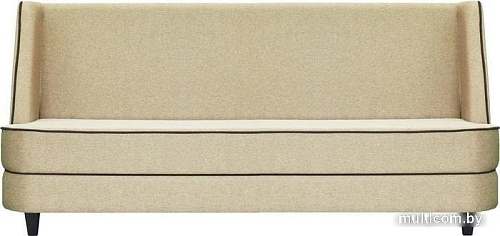 Диван Brioli Рико трехместный (рогожка, J1 кремовый)