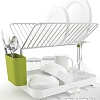 Сушилка для посуды Joseph Joseph Y-rack Dishdrainer 85083 (белый/зеленый)