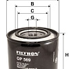 Масляный фильтр Filtron OP 569