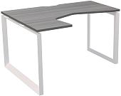 Стол Программа Техно Аргентум-МП НТМП.О-040 левый (лиственница/белый)