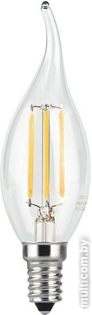 Светодиодная лампа Gauss LED Filament Candle tailed E14 7 Вт 4100 К 104801207