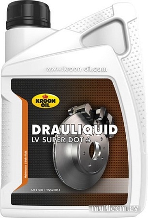 Тормозная жидкость Kroon Oil Drauliquid-LV DOT 4 1л